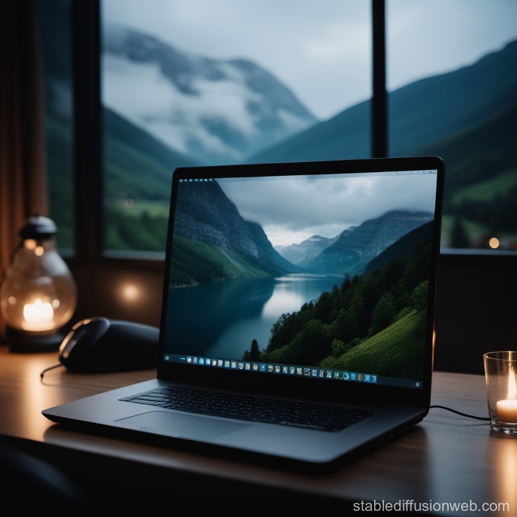 Laptop aufgeklappt -zeigt Marketing-optimiert Landing Page für Webshop